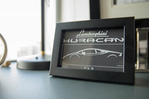 Lamborghini Huracan - Etched Display